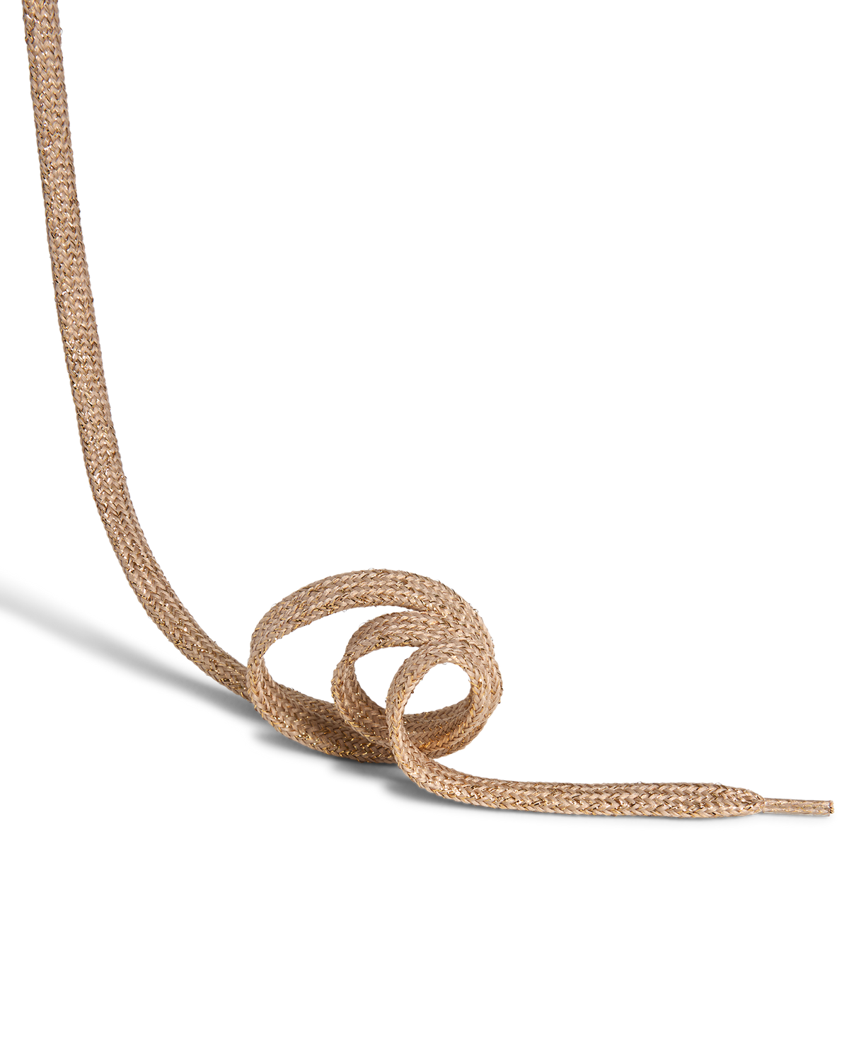 Lacets Femme Laminés, Doré