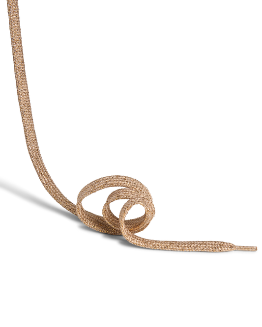 Lacets Femme Laminés, Doré