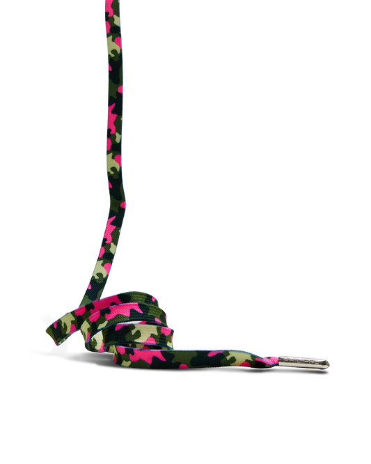 Lacci Donna in Cotone, Fuchsia Verde