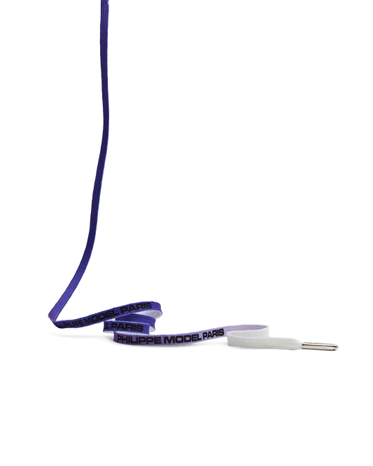 Lacci Donna in Cotone, Bianco Viola