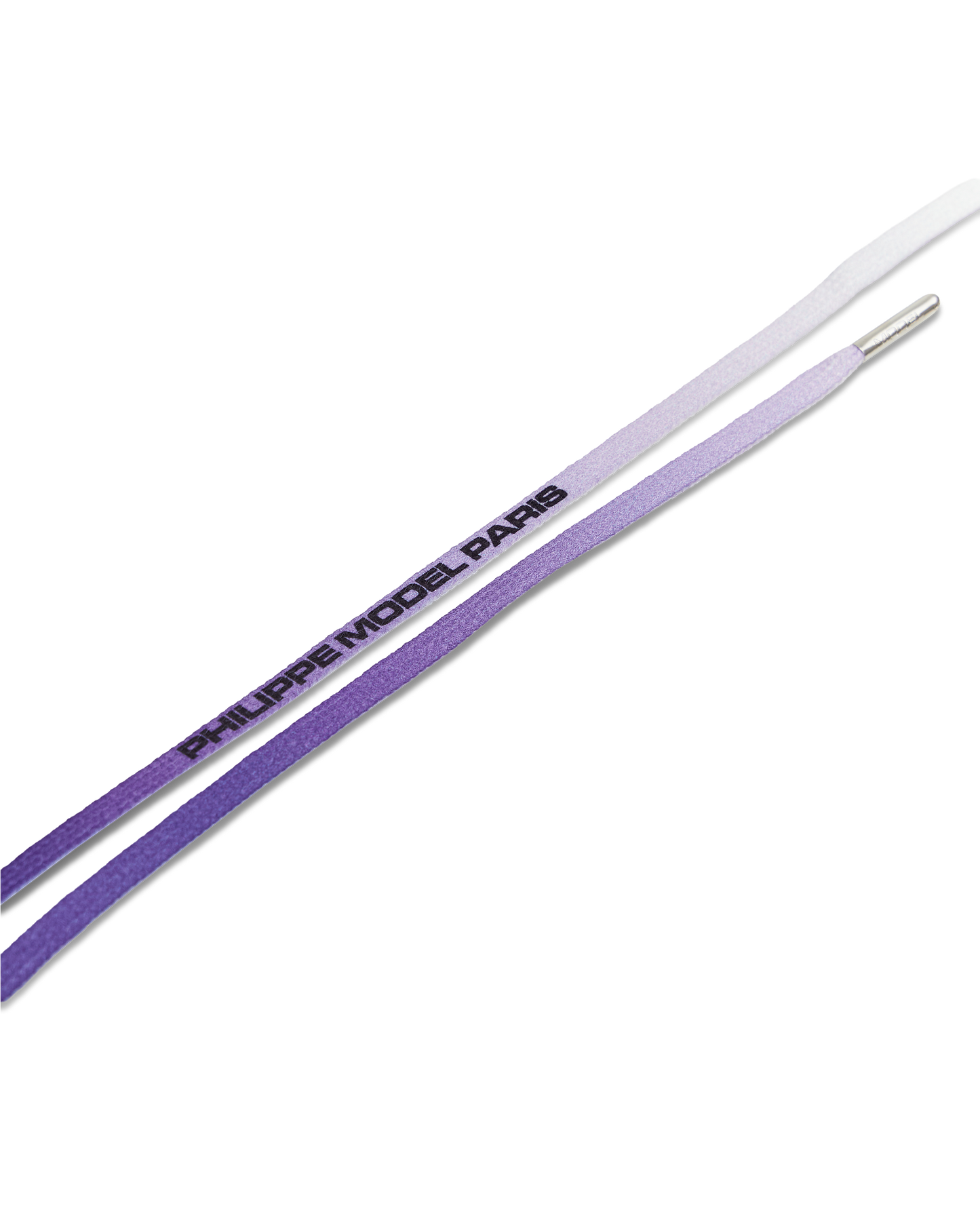 Lacci Donna in Cotone, Bianco Viola