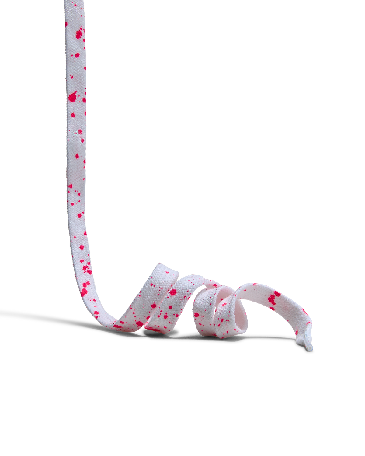 Women’s Laces in Cotton, White Fuchsia