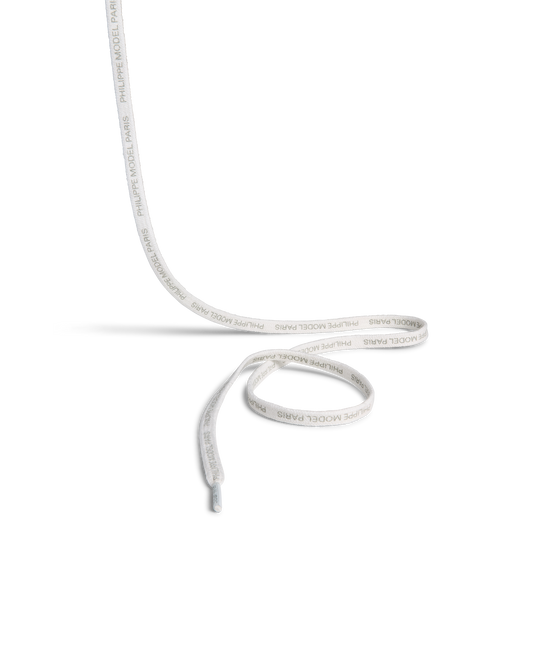 Men’s Laces in Cotton, Butter Grey