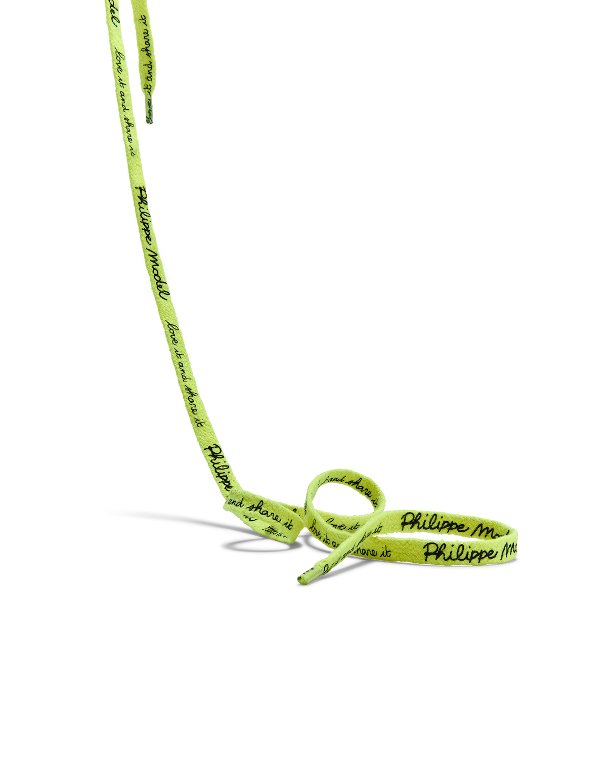 Lacci Uomo in Cotone, Giallo Fluo Nero