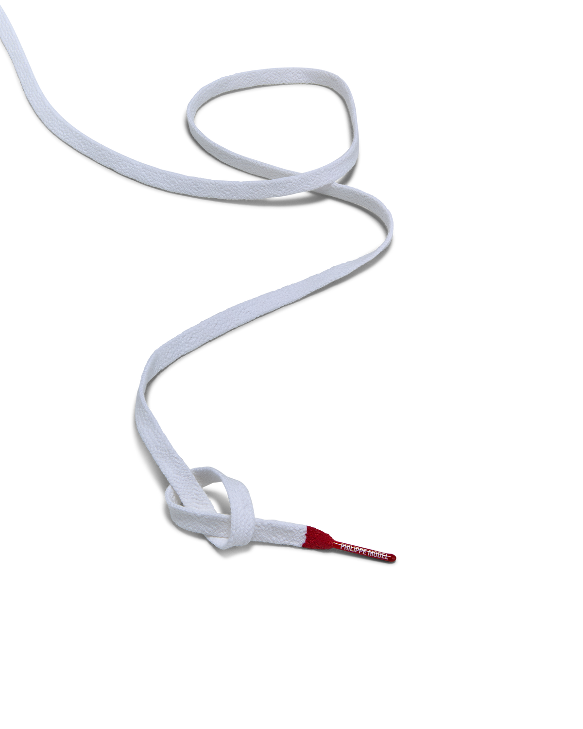 Men’s Laces in Cotton, White Red
