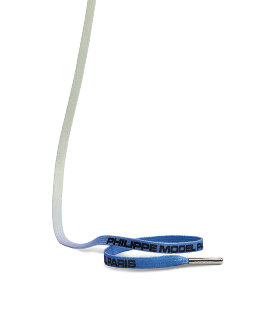 Lacci Uomo in Cotone, Blu Latte