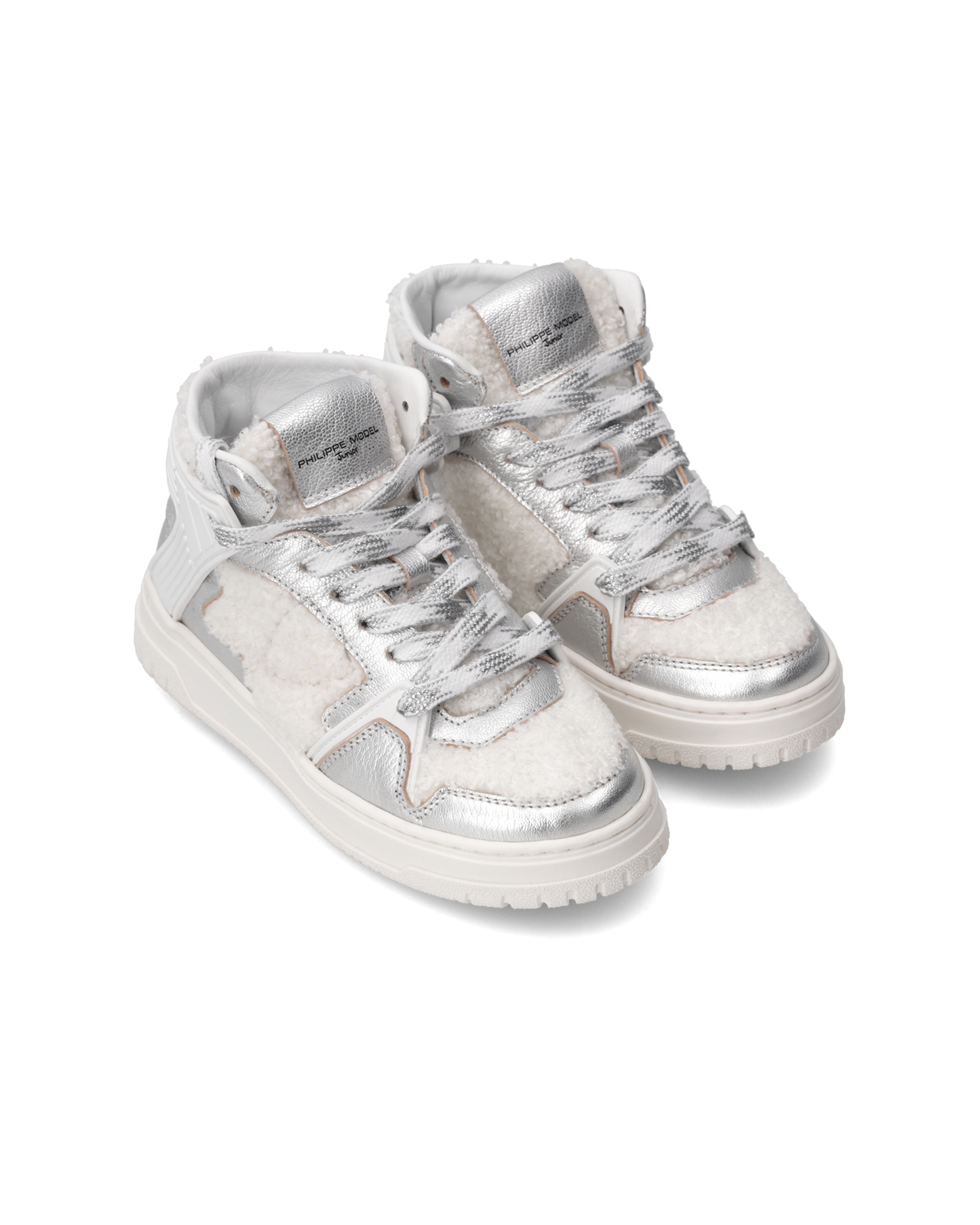 Sneakers La Grande Tennis Kids, White Silver