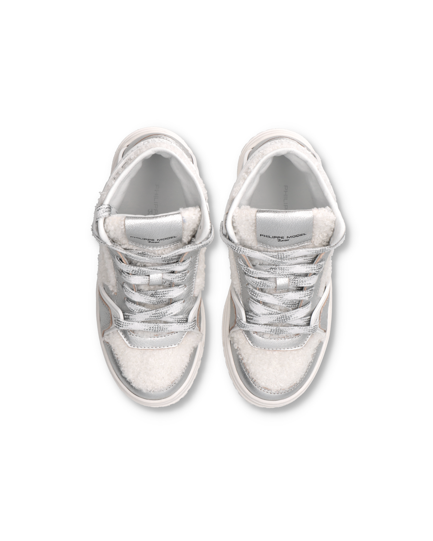 Sneakers La Grande Tennis Kids, White Silver