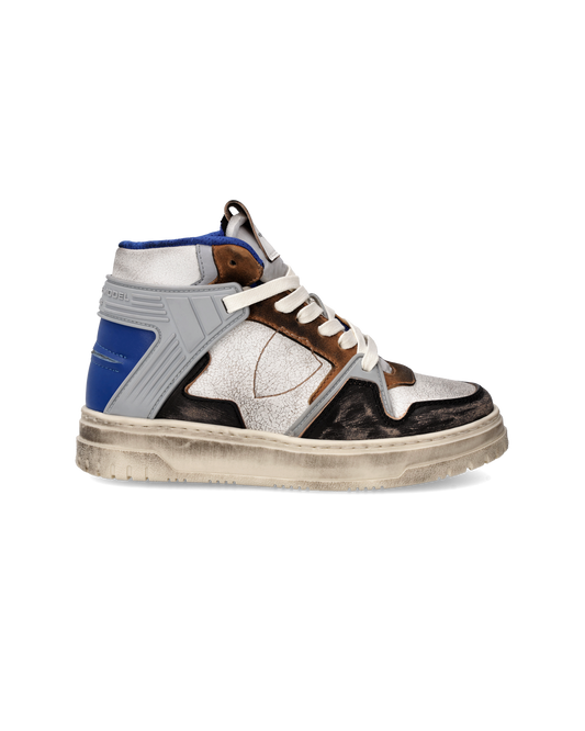 Sneakers La Grande Kids, Bianco e Blu