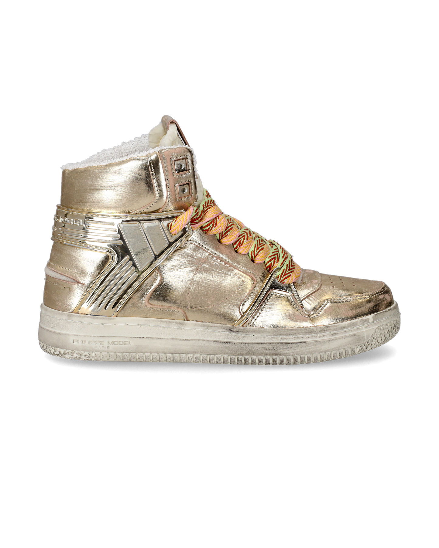 Sneakers Alte La Grande da Donna Platinium in Pelle Metal