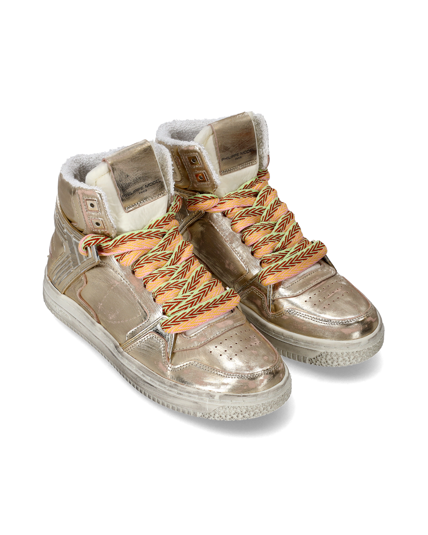 Sneakers Alte La Grande da Donna Platinium in Pelle Metal