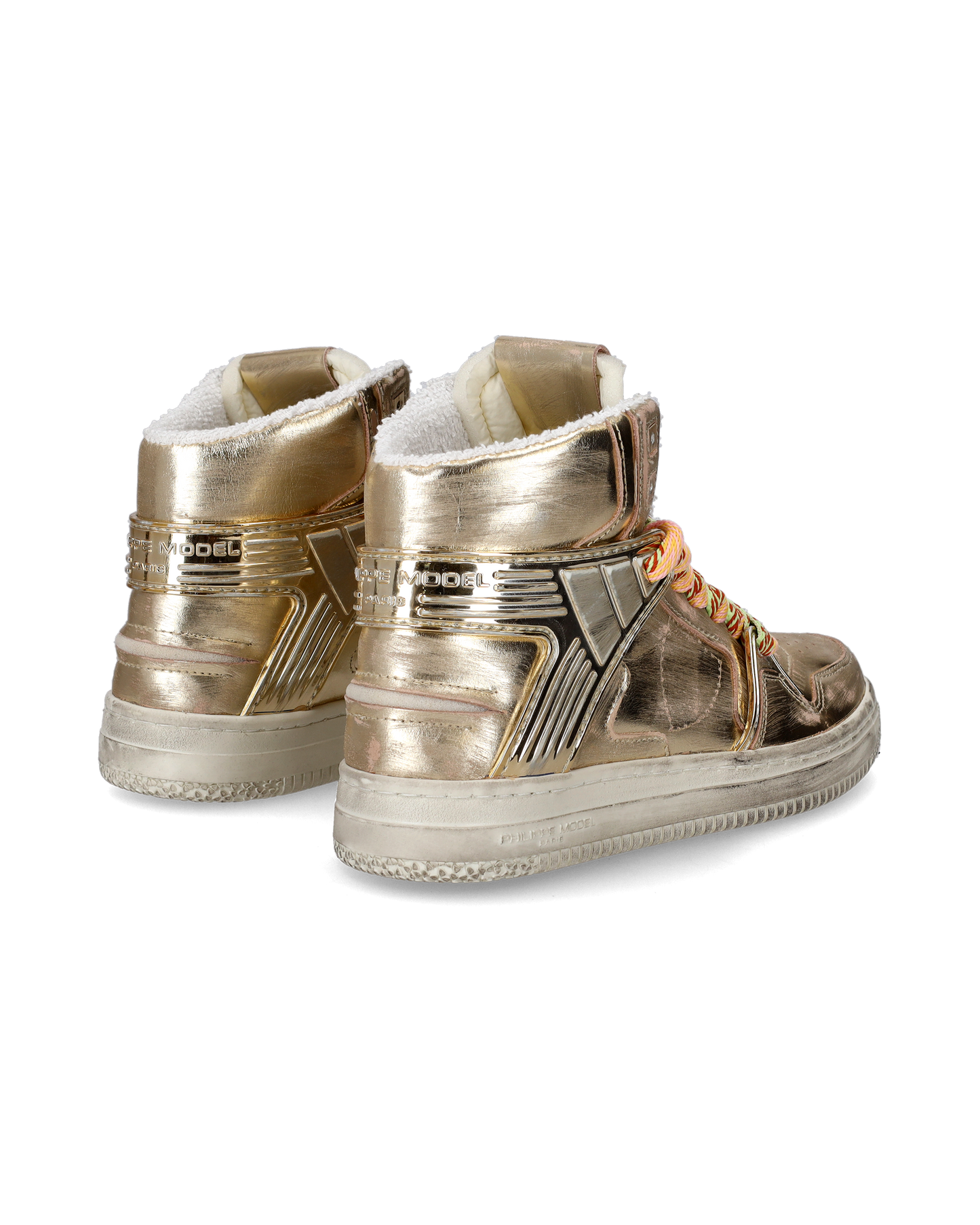 Sneakers Alte La Grande da Donna Platinium in Pelle Metal