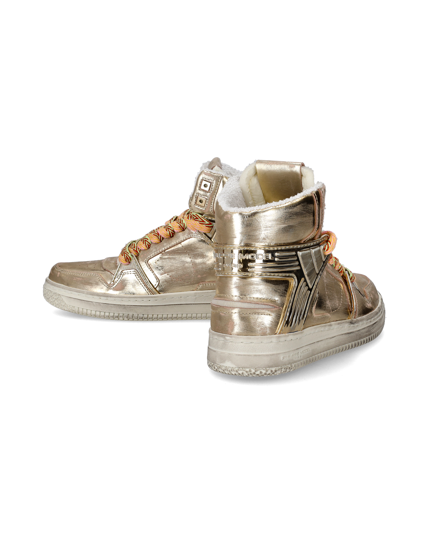 Sneakers Alte La Grande da Donna Platinium in Pelle Metal