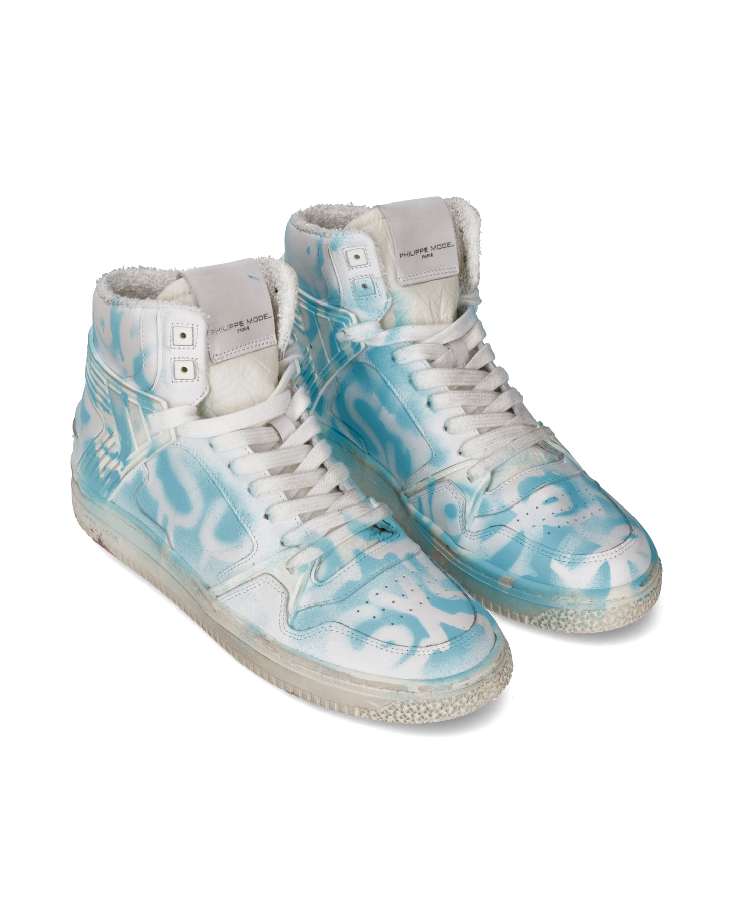 Sneakers Streetwear La Grande Men, Leather - Blanc Azul