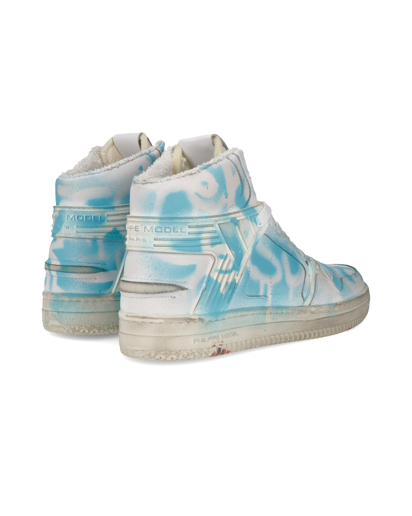 Sneakers Streetwear La Grande Men, Leather - Blanc Azul