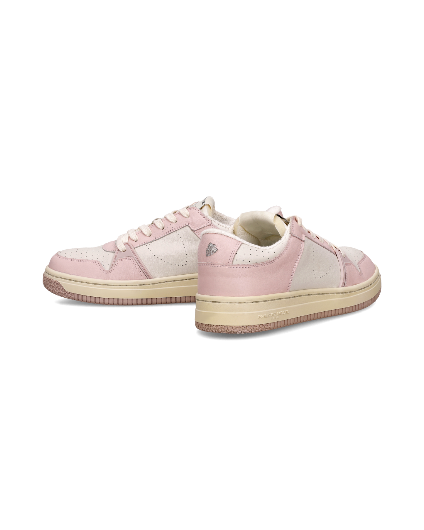 Baskets La Grande Femme, Blanc et Rose