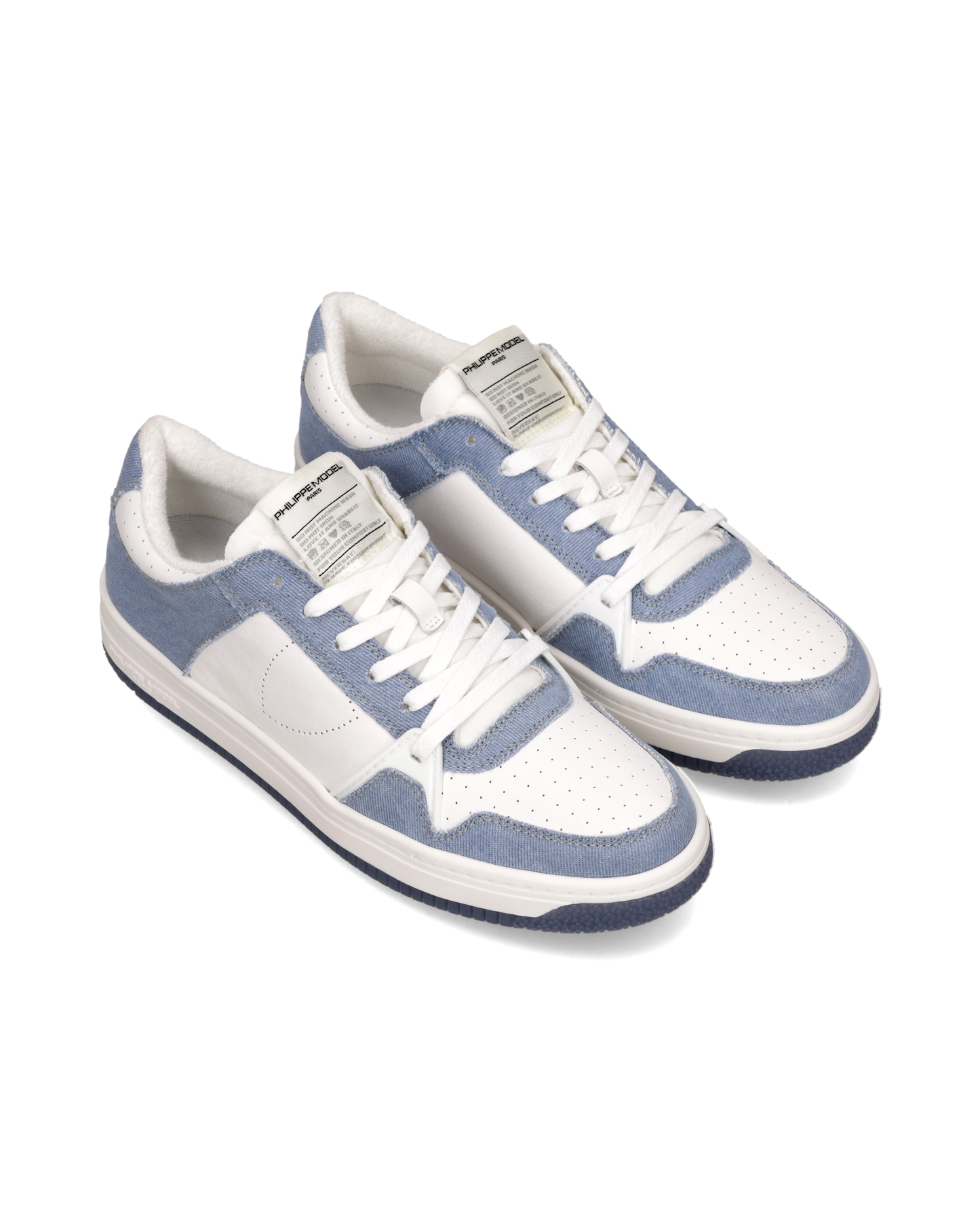 Sneakers La Grande Uomo, Bianco Azzurro