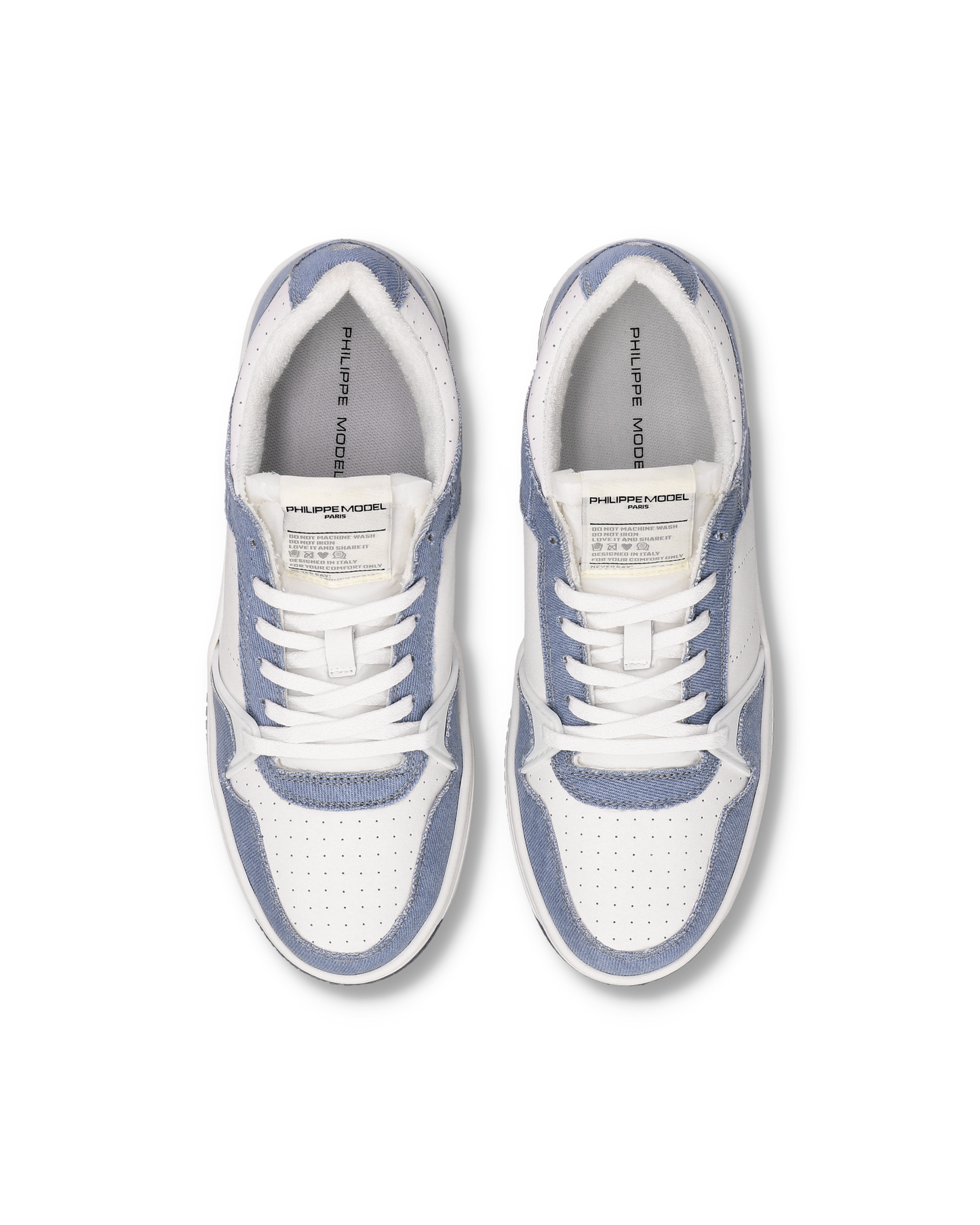 Sneakers La Grande Uomo, Bianco Azzurro