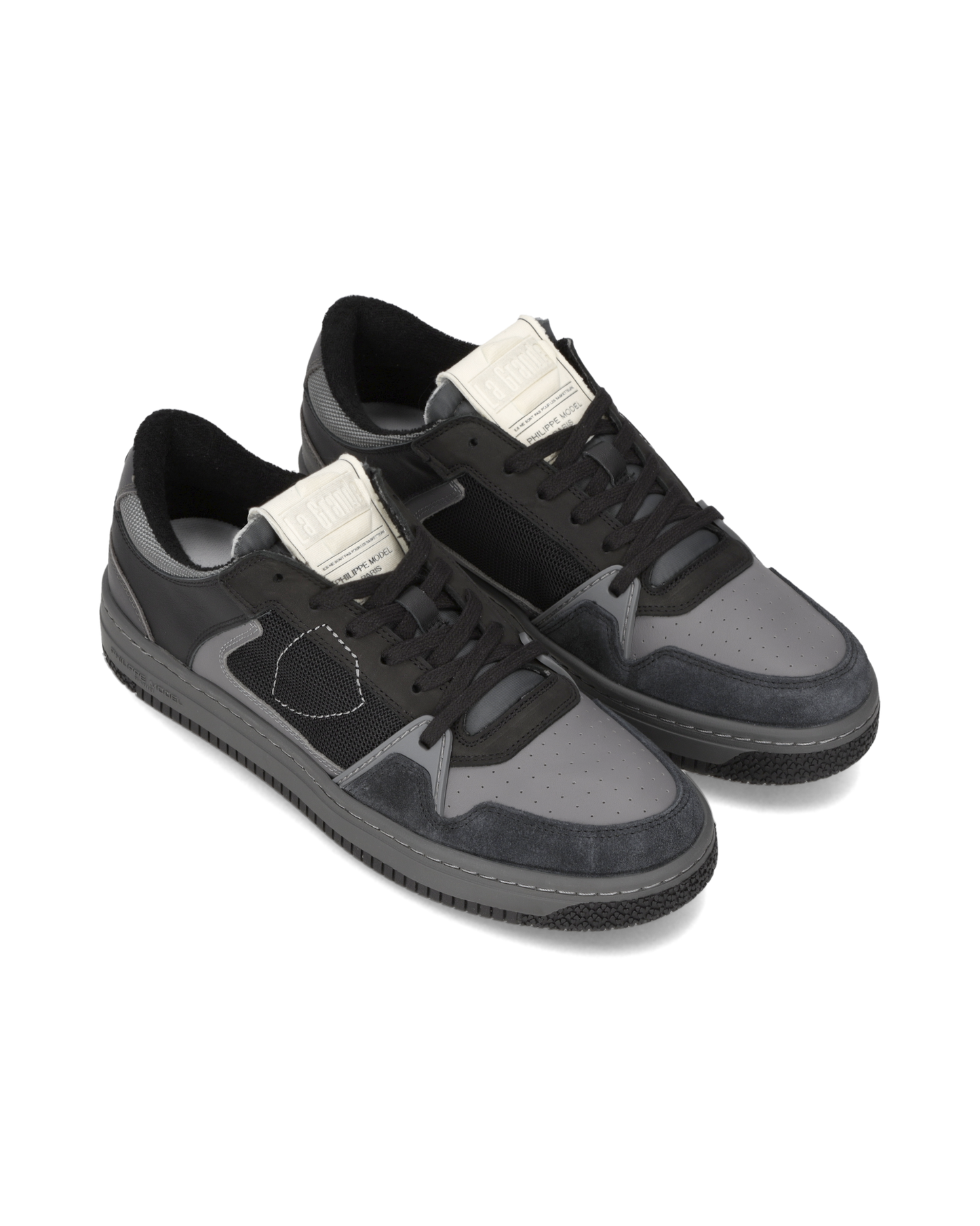 Sneakers La Grande Tennis Men, Black Grey