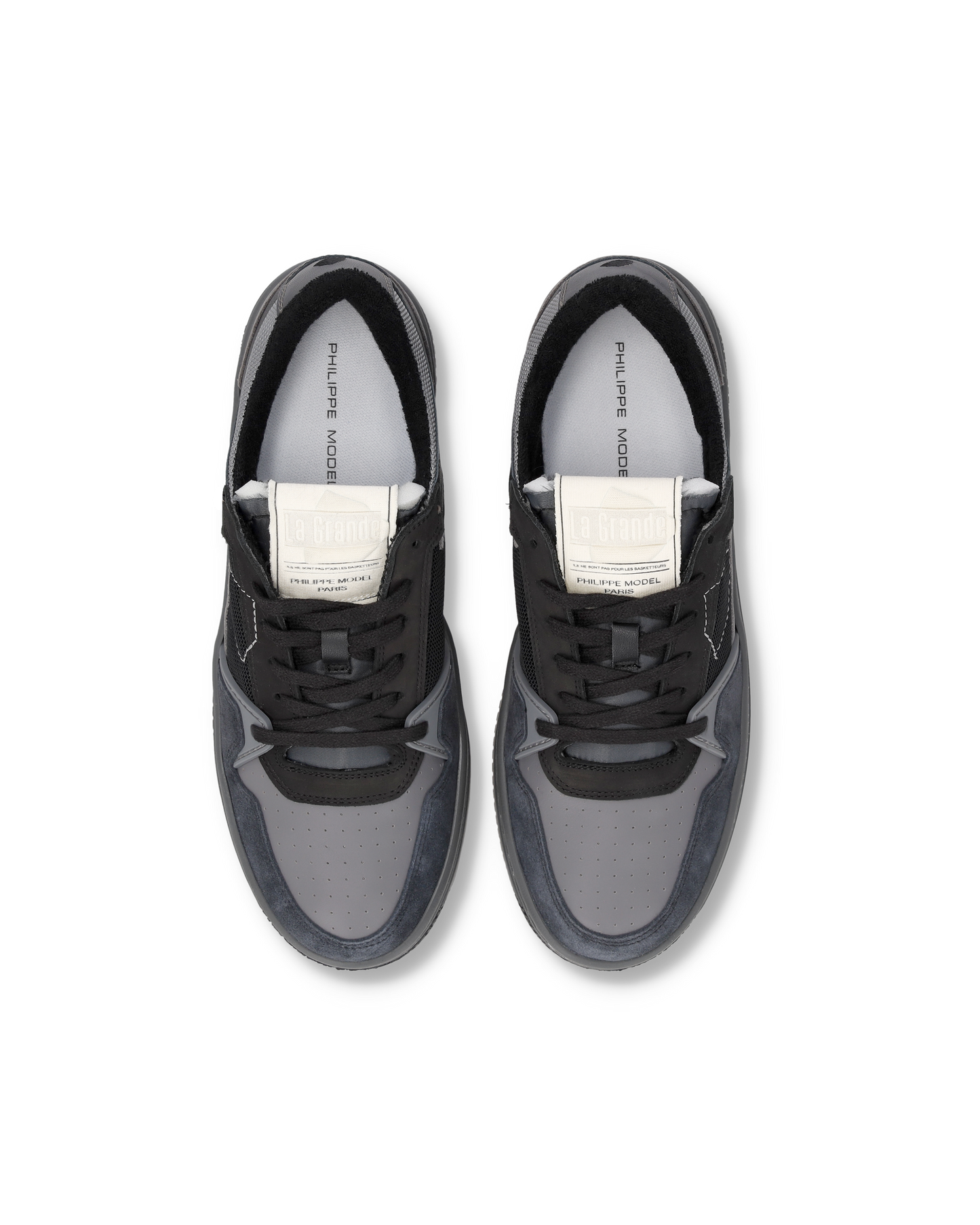 Sneakers La Grande Tennis Men, Black Grey