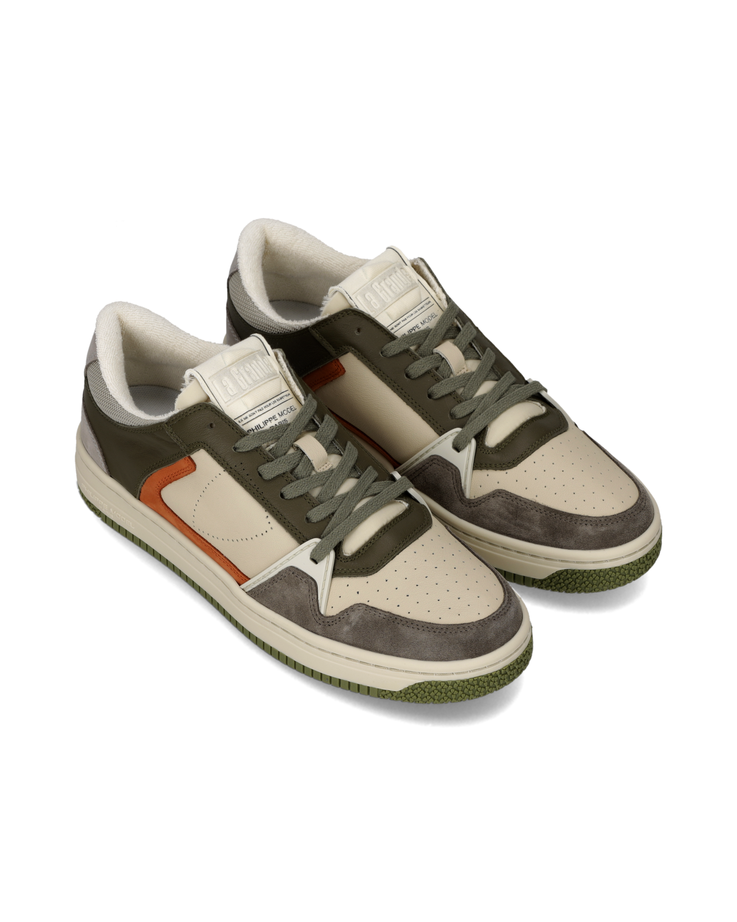Sneakers La Grande Uomo, Verde Militare Beige