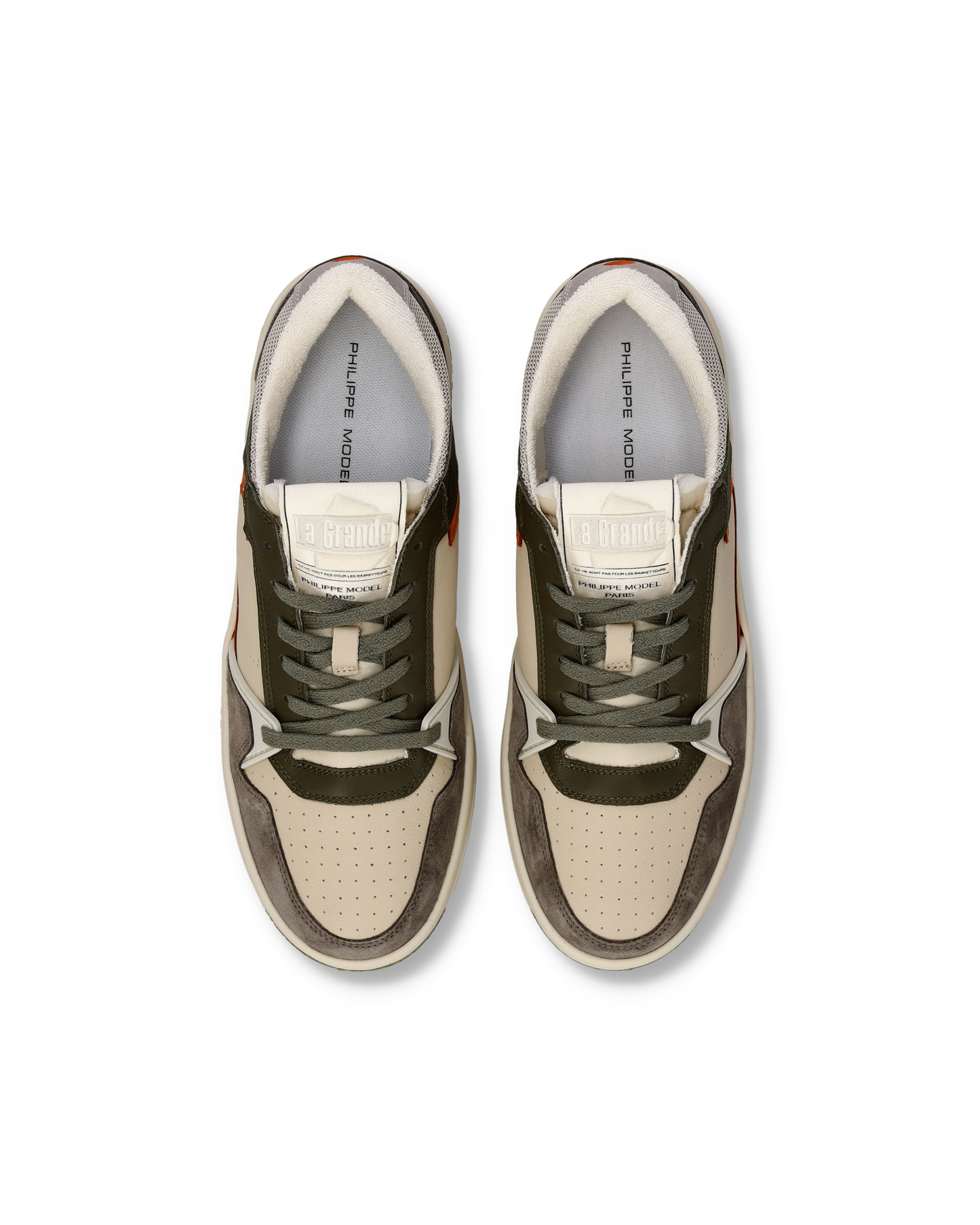 Sneakers La Grande Uomo, Verde Militare Beige