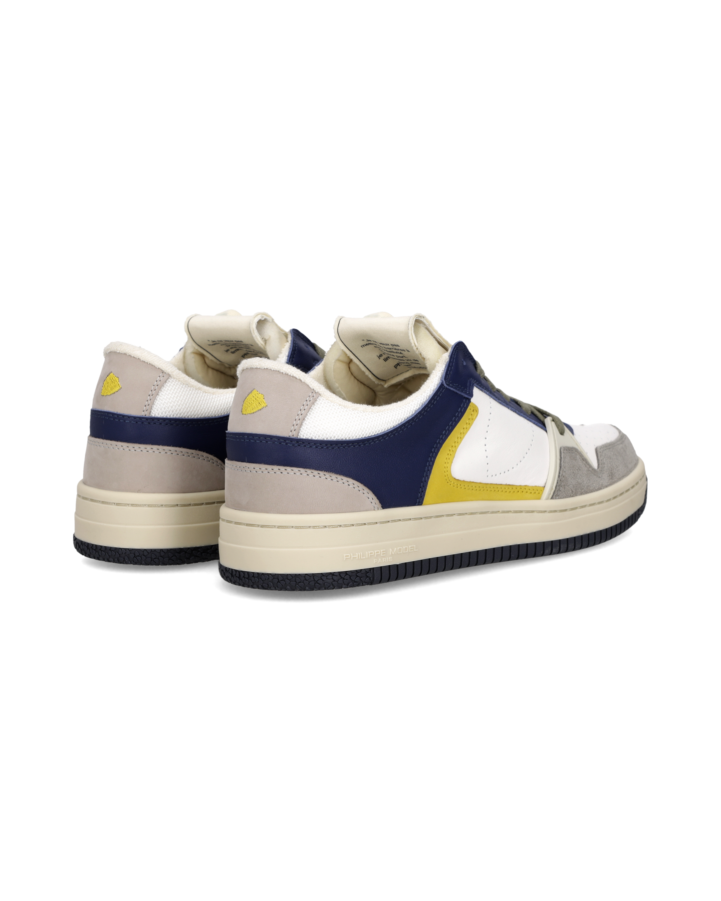 Sneakers La Grande Uomo, Bianco Blu Giallo