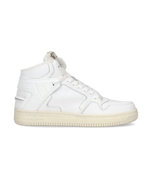 Women’s mid La Grande sneaker - white