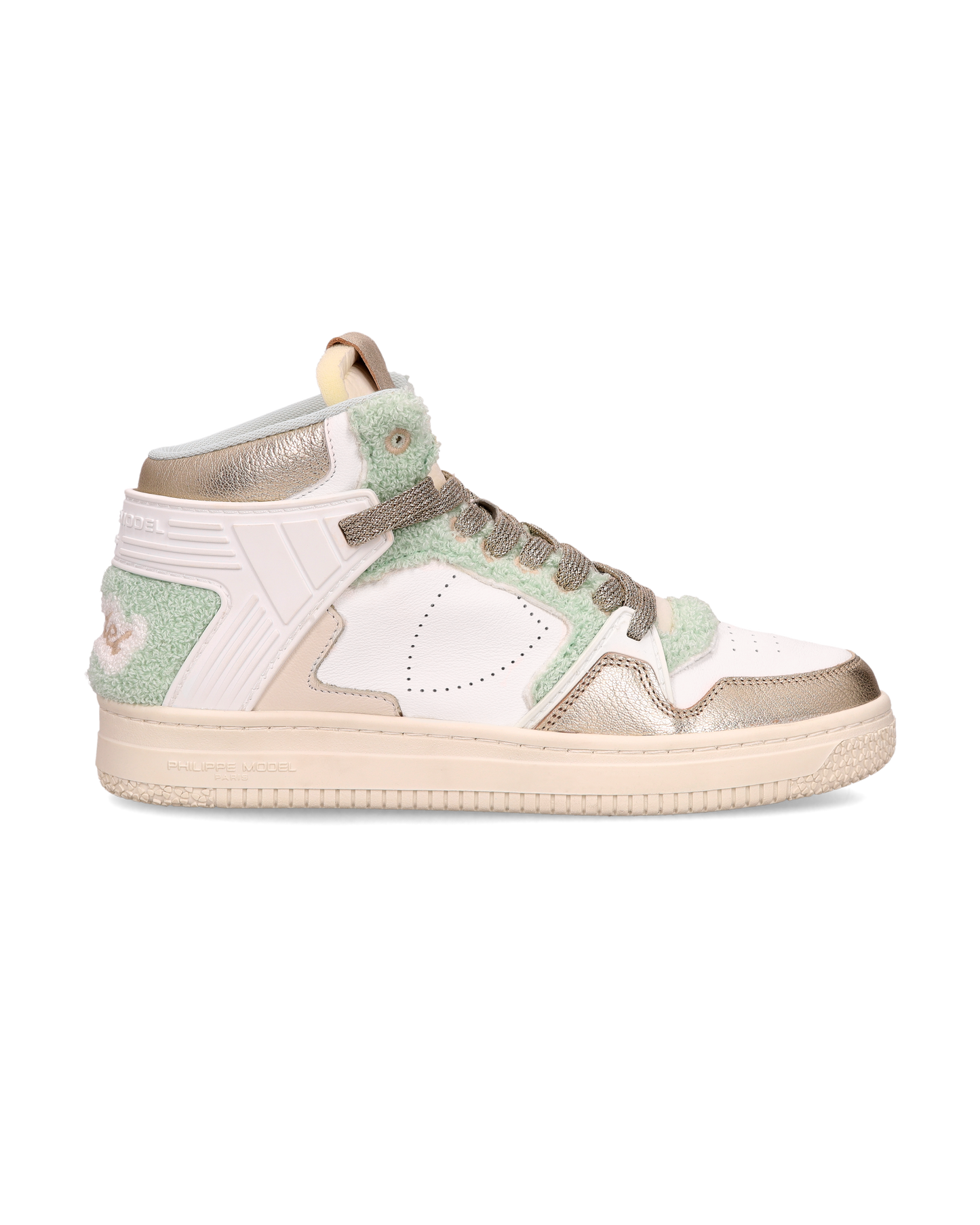 Sneakers La Grande Donna, Bianco Verde Acqua