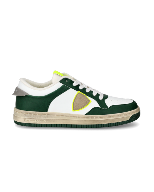 Sneaker basse Lyon uomo - verde e giallo