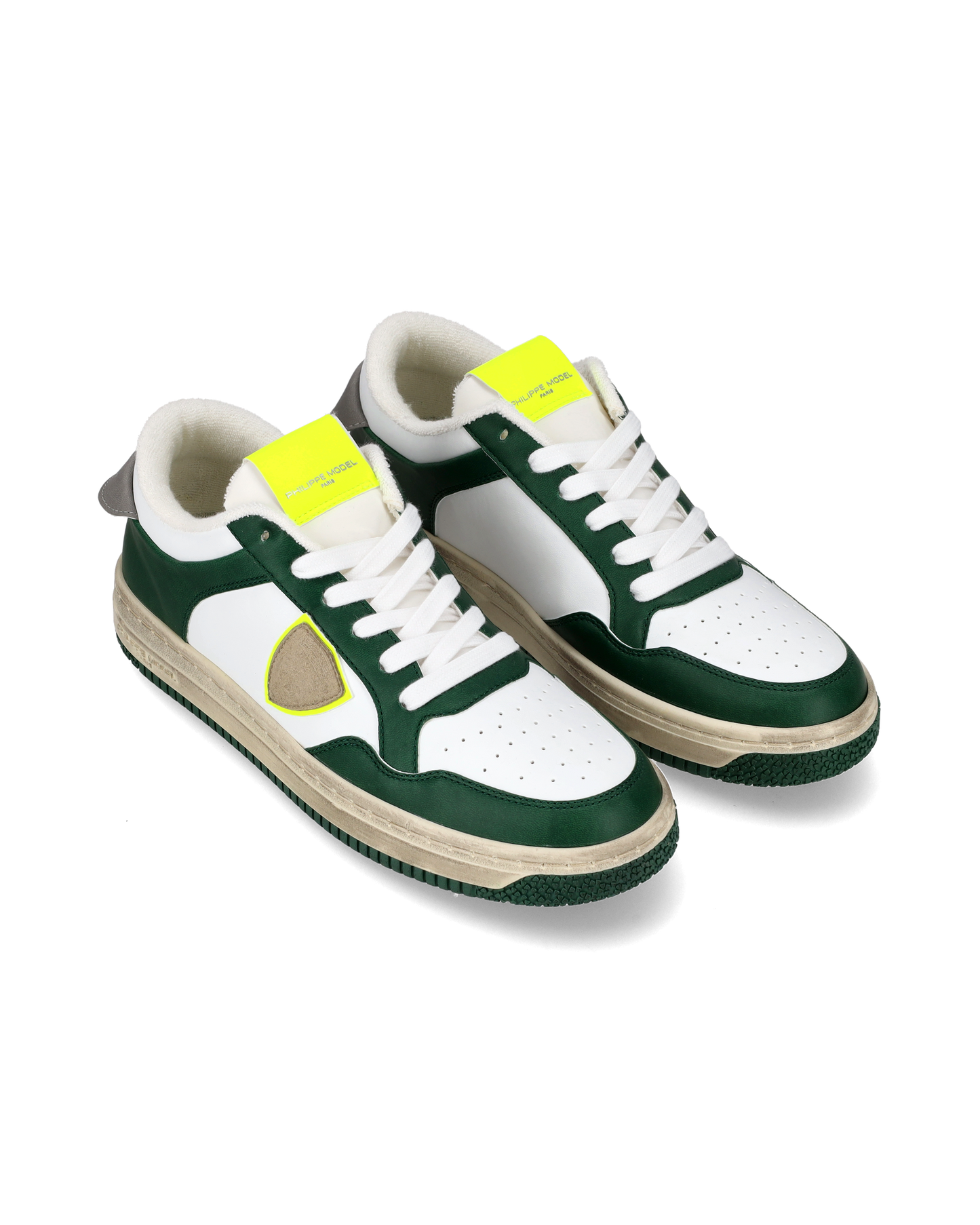 Sneaker basse Lyon uomo - verde e giallo