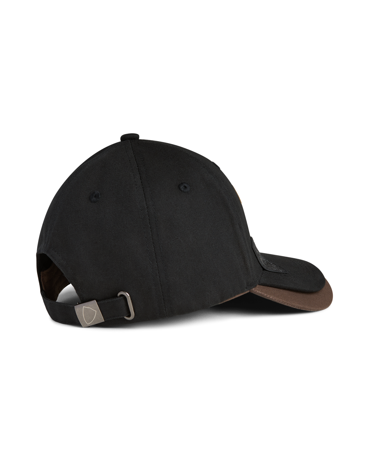 Cappellino Doppia Visiera, Nero Marrone