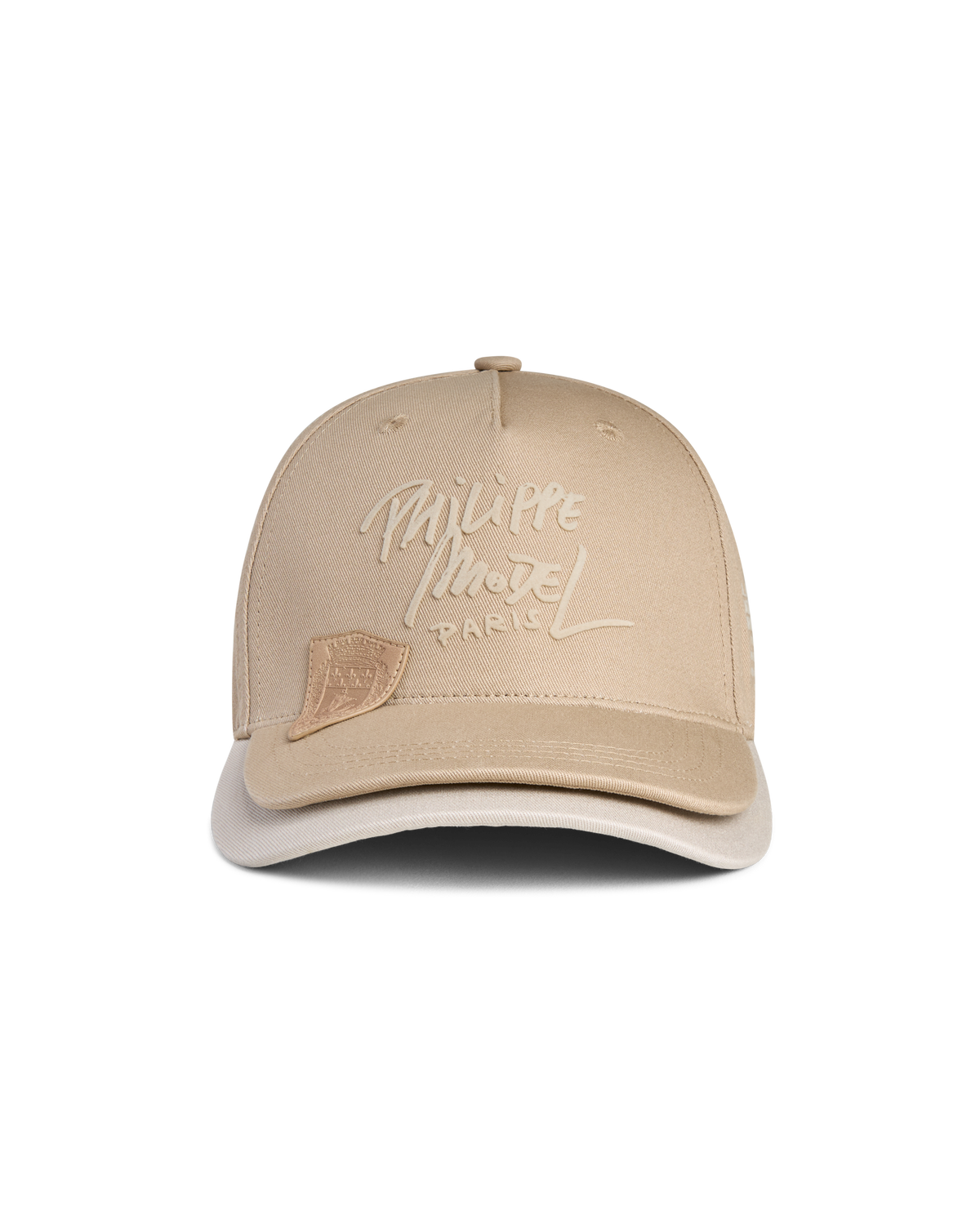 Cappellino Doppia Visiera, Sabbia Beige