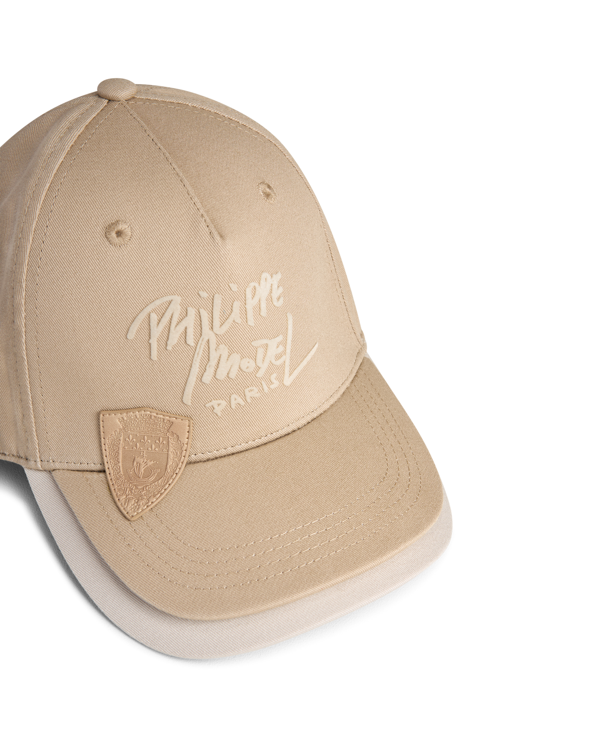 Cappellino Doppia Visiera, Sabbia Beige