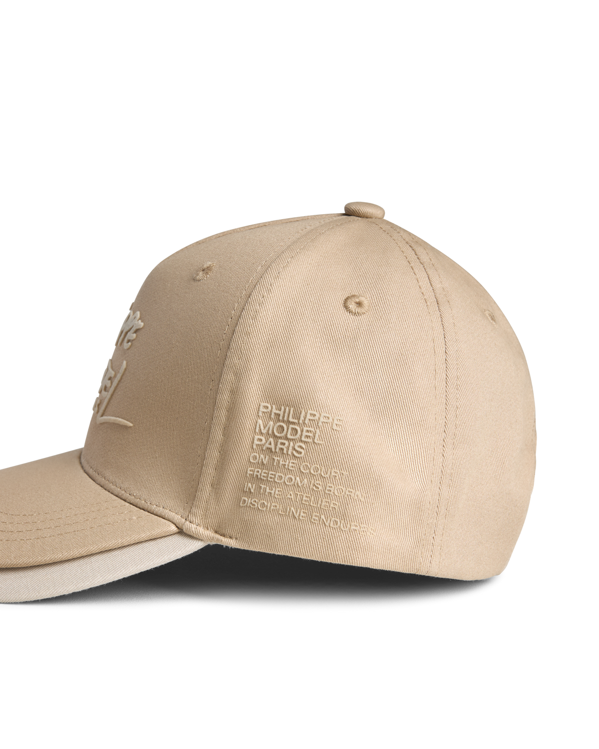 Cappellino Doppia Visiera, Sabbia Beige