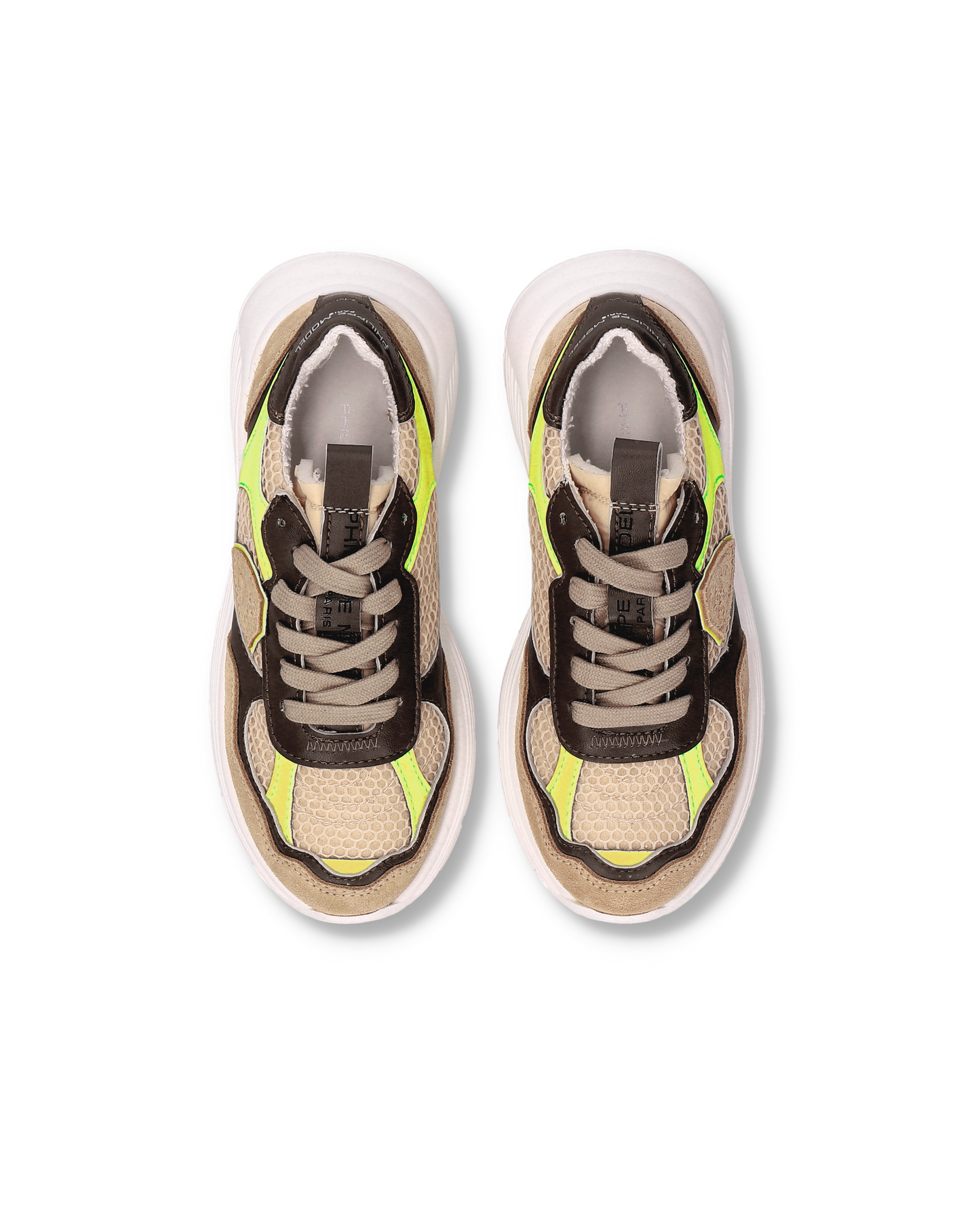 Sneaker Olympique Kids, Beige Giallo