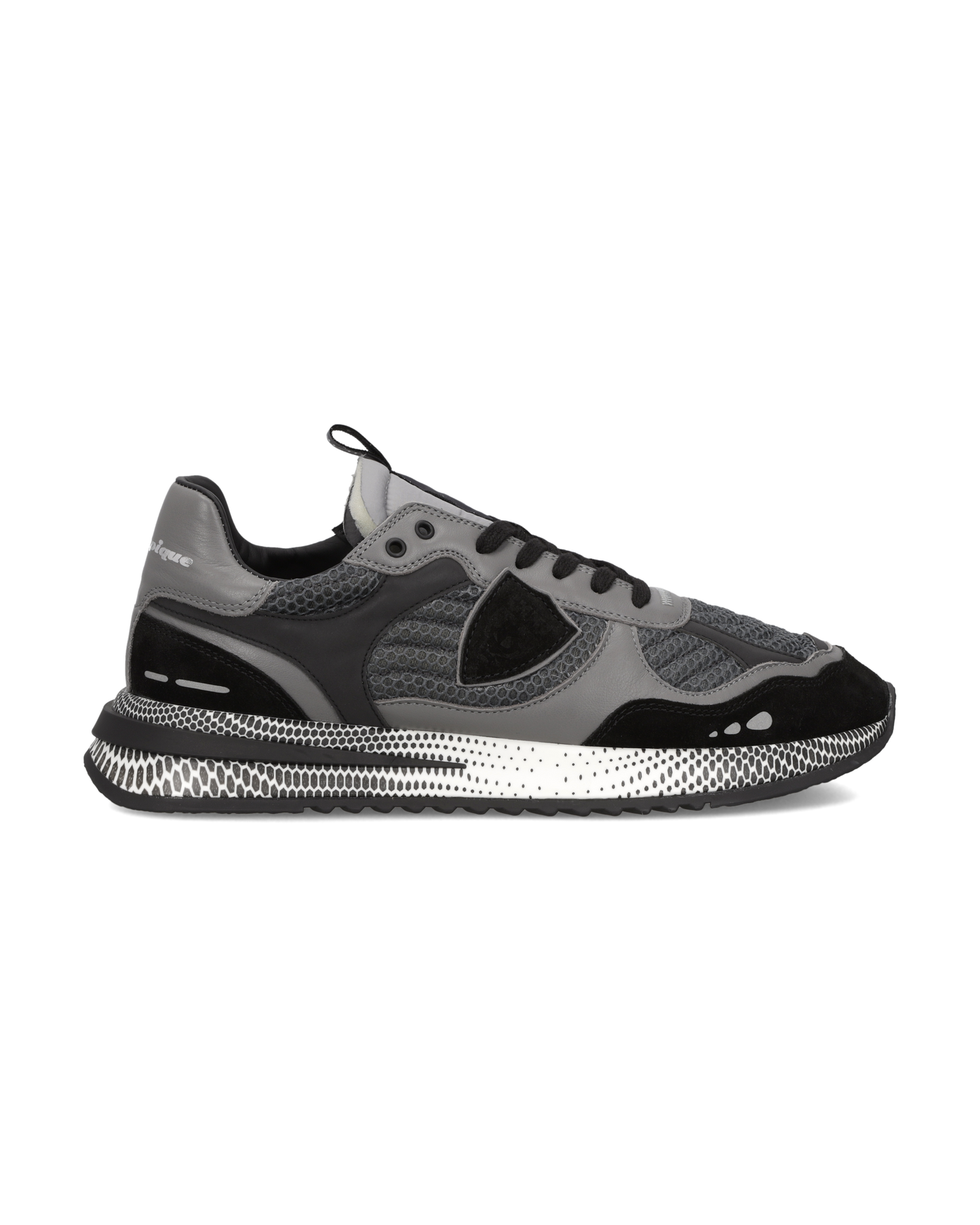 Sneakers Olympique Uomo, Nero Grigio