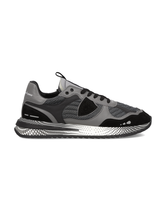 Sneakers Olympique Uomo, Nero Grigio