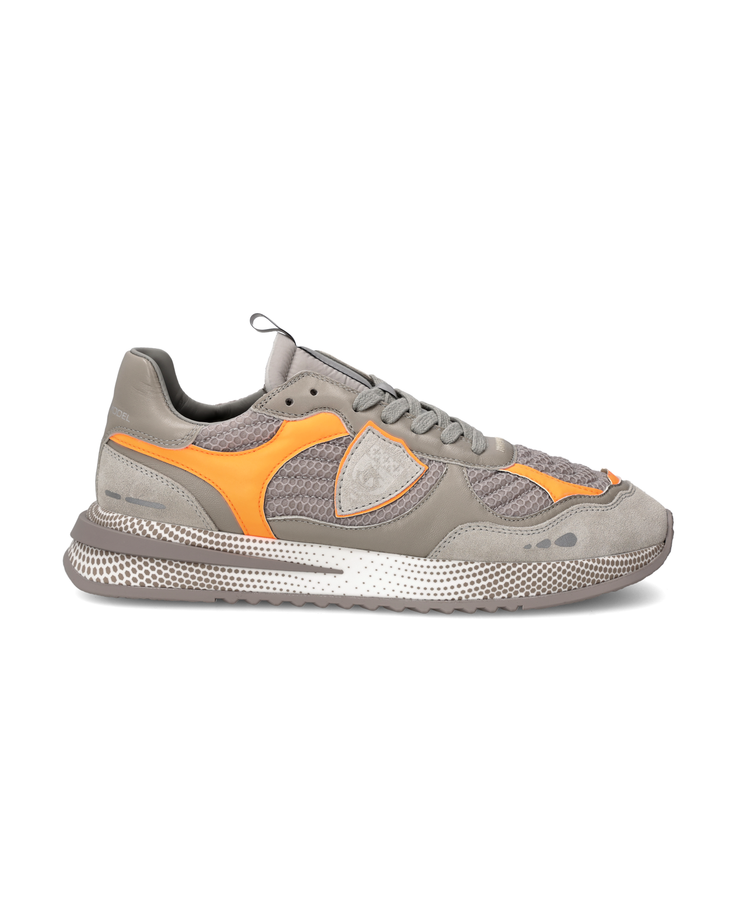 Baskets Olympique Running Homme, Gris et Orange