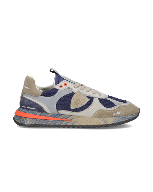Sneakers Olympique Uomo, Grigio Blu