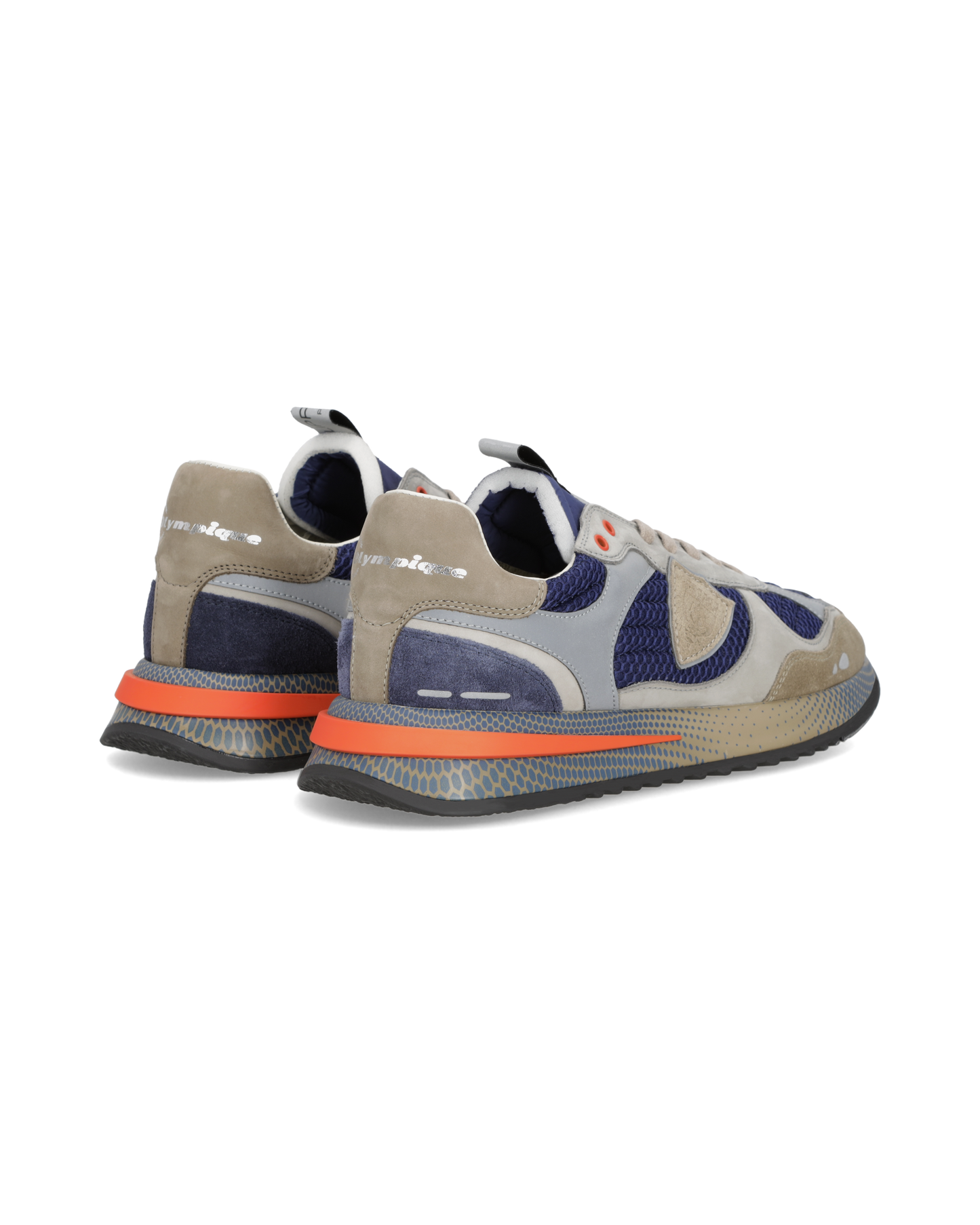 Sneakers Olympique Uomo, Grigio Blu