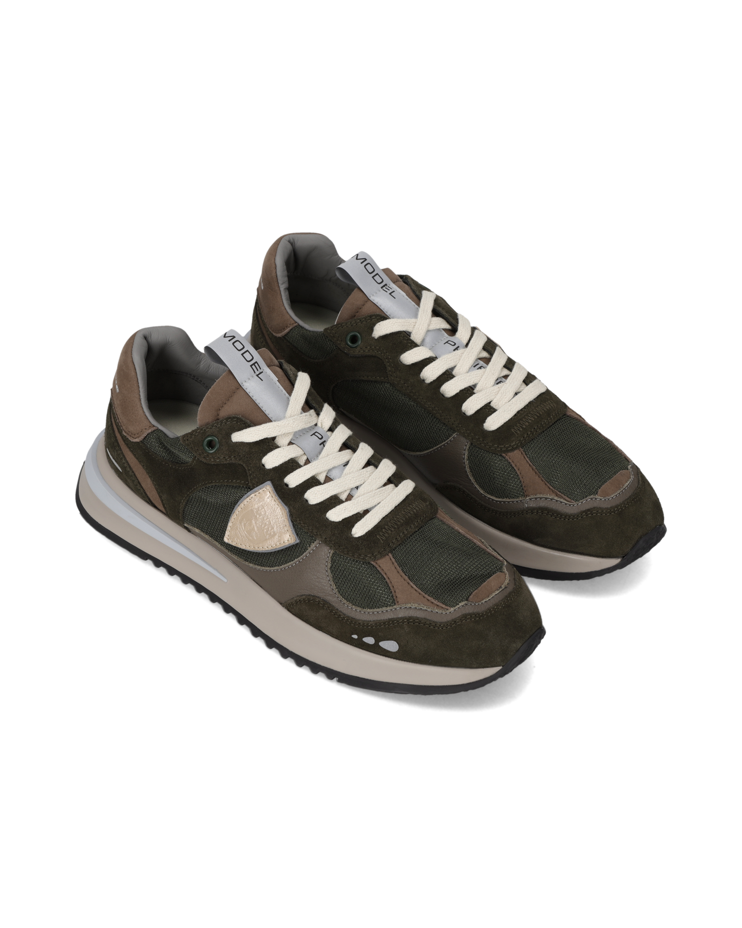 Zapatilla Olympique Para Hombre, Verde Militar Marrón
