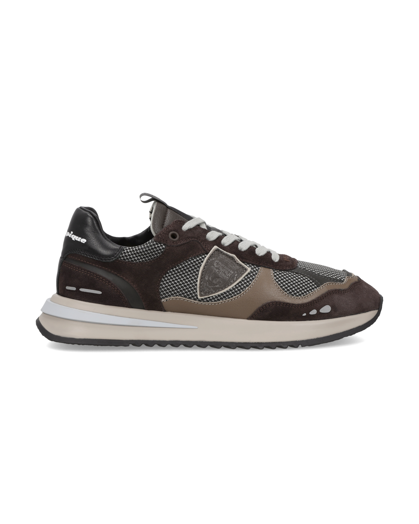 Sneakers Olympique Uomo, Marrone Nero Grigio