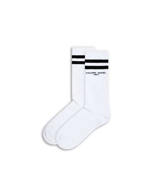 Calzini in Cotone, Bianco Nero
