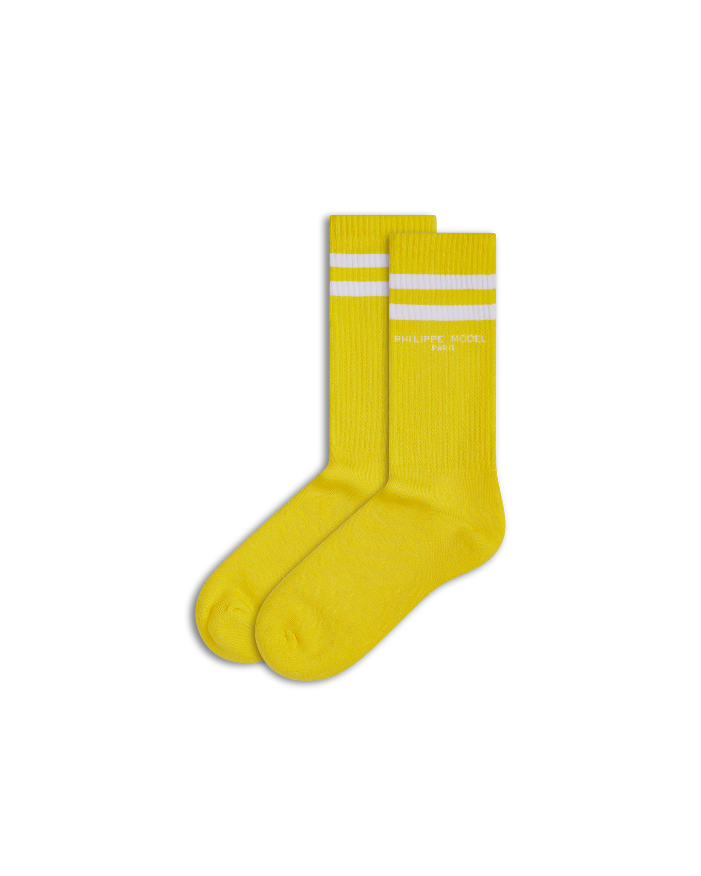 Calzini in Cotone, Giallo Bianco