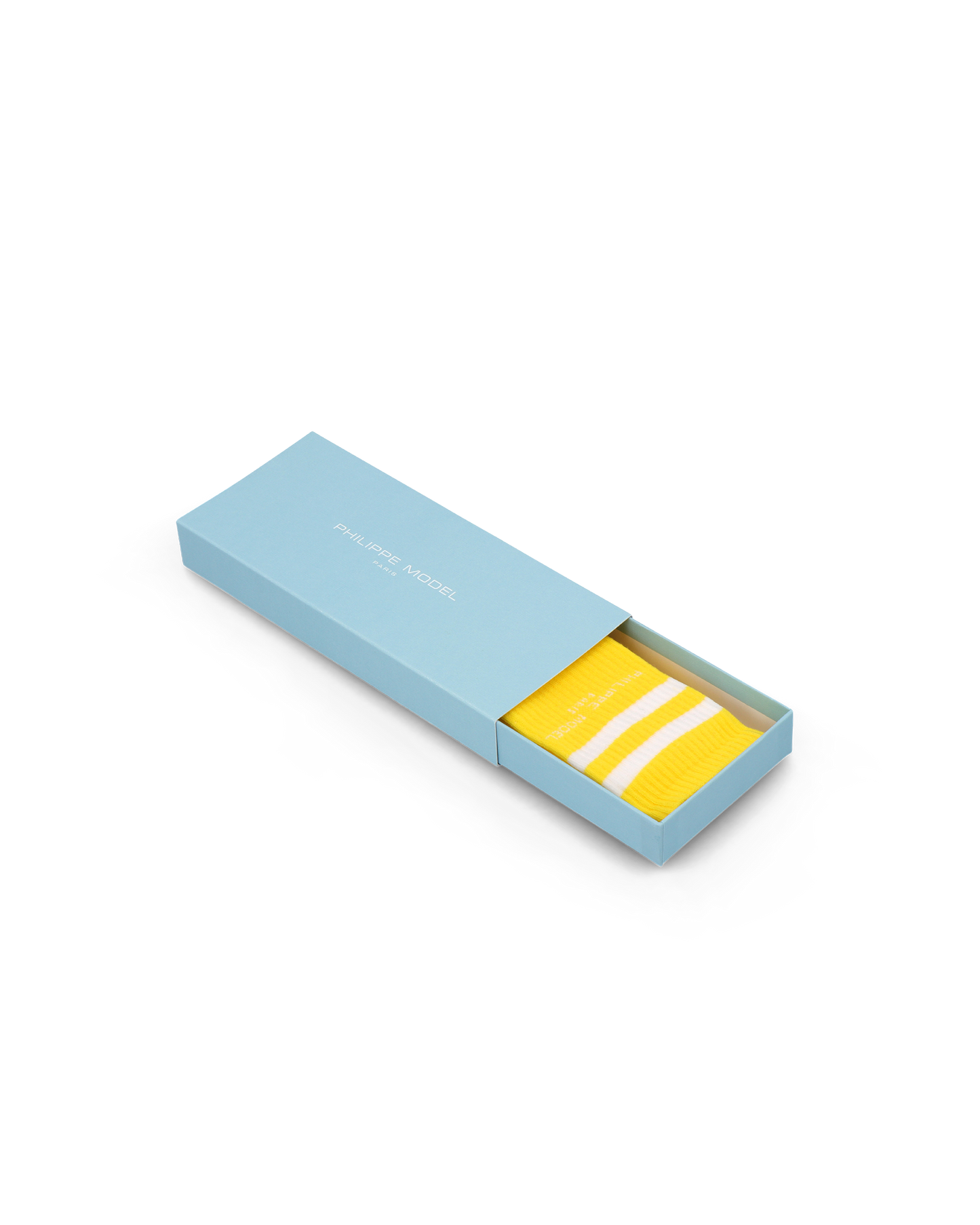 Calzini in Cotone, Giallo Bianco