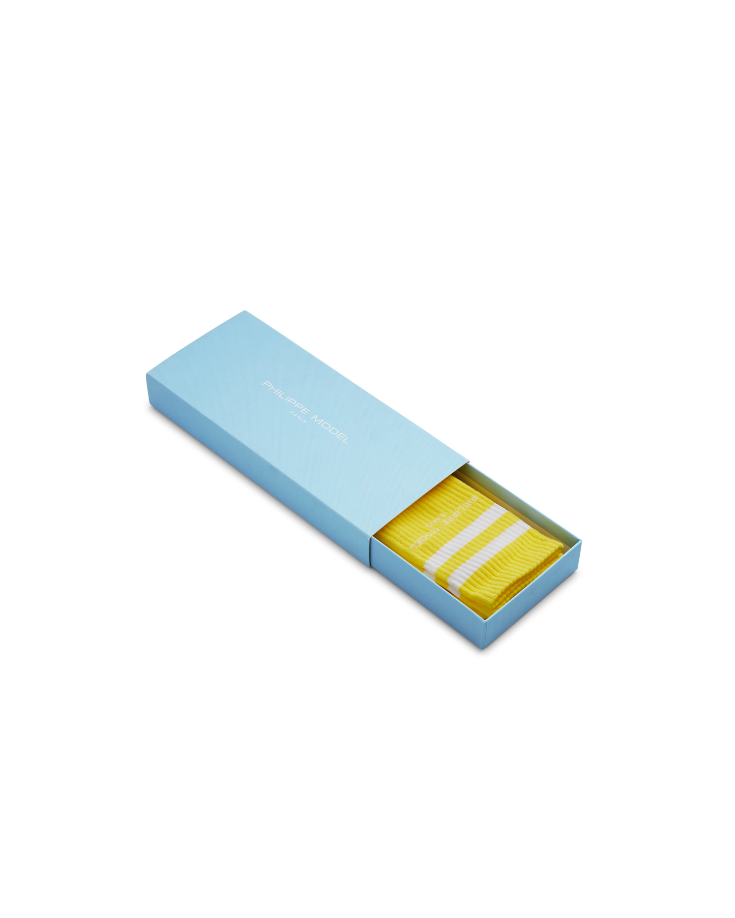 Calzini in Cotone, Giallo Bianco