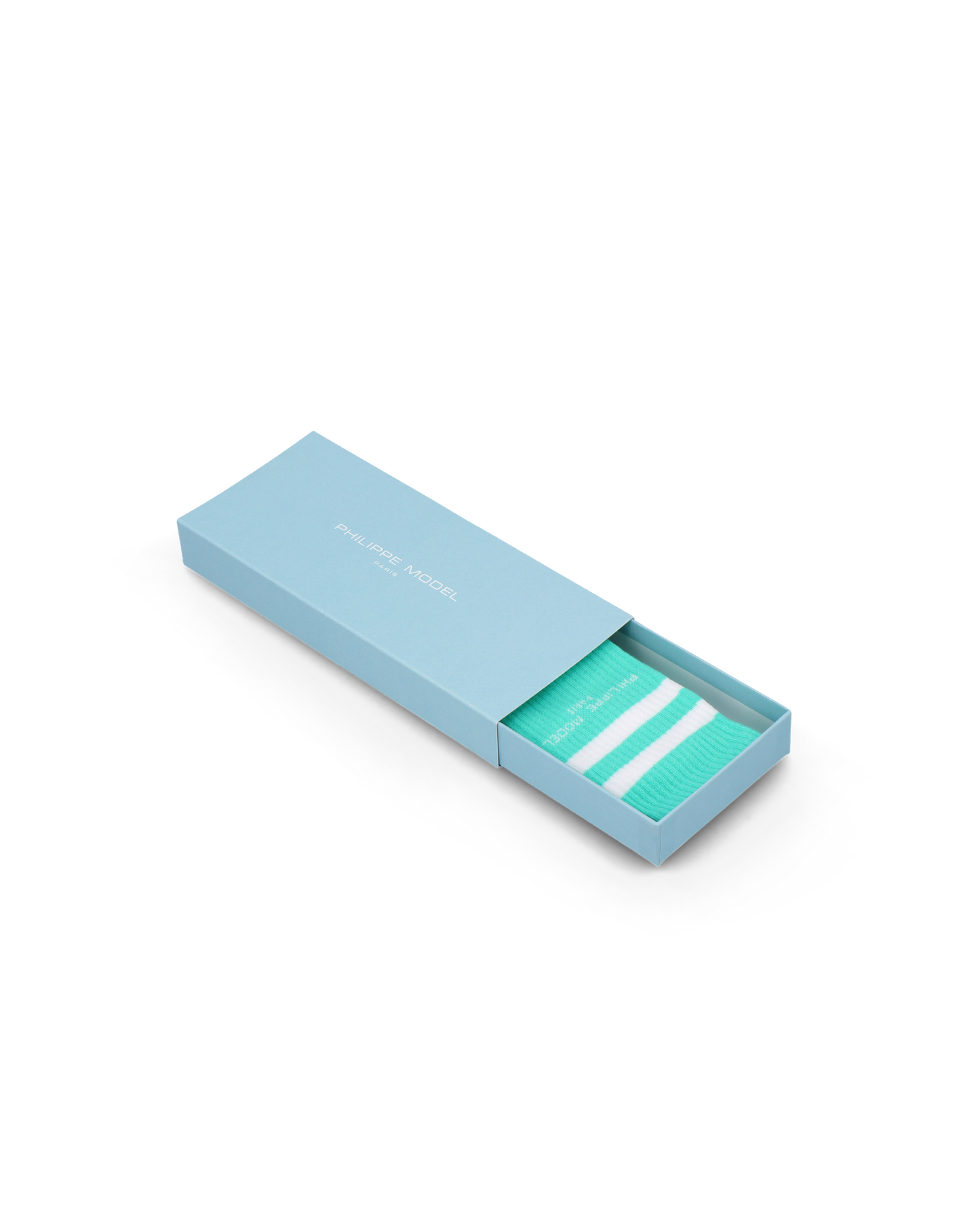 Calzini in Cotone, Azzurro Bianco