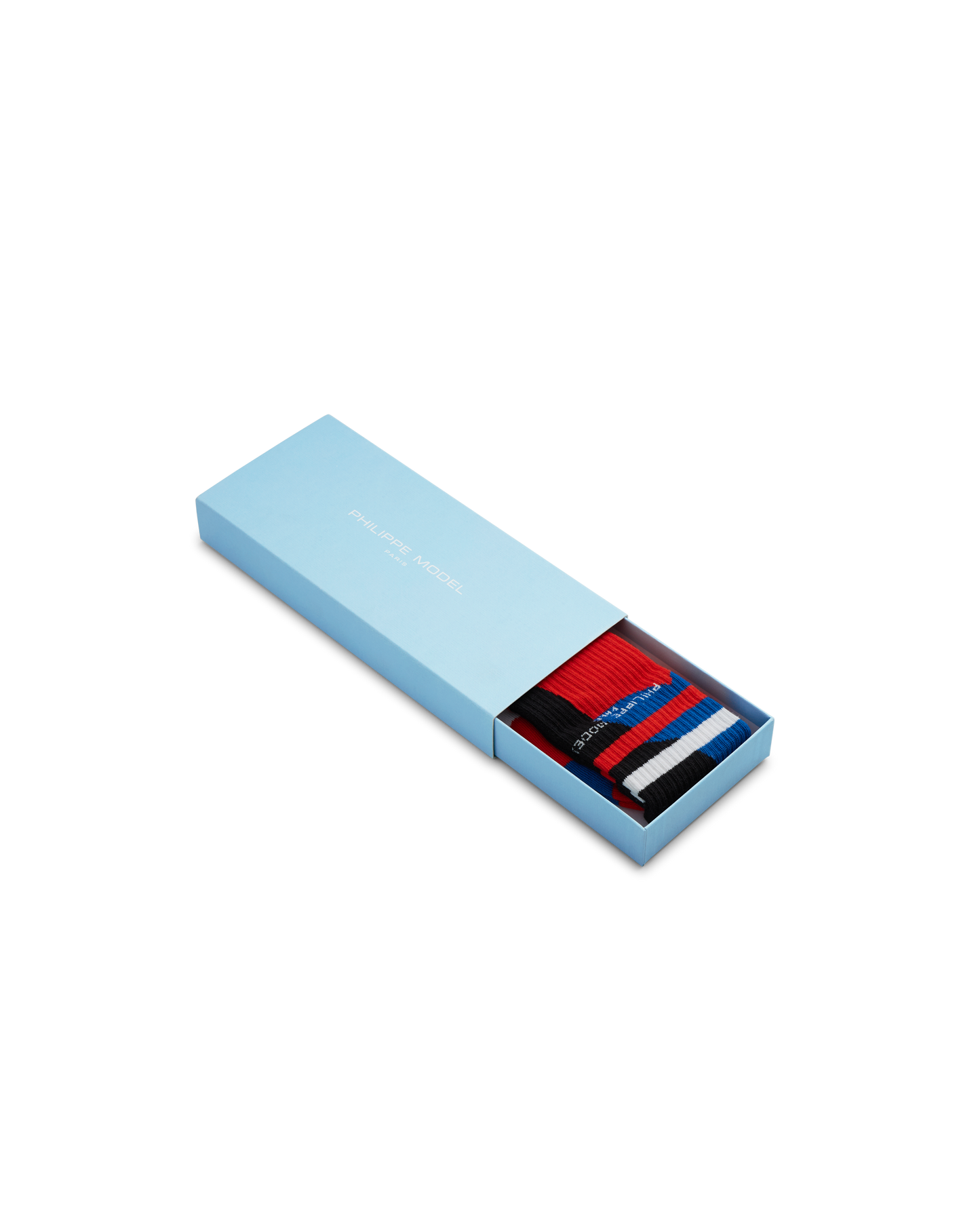 Calzini in Cotone, Rosso Blu