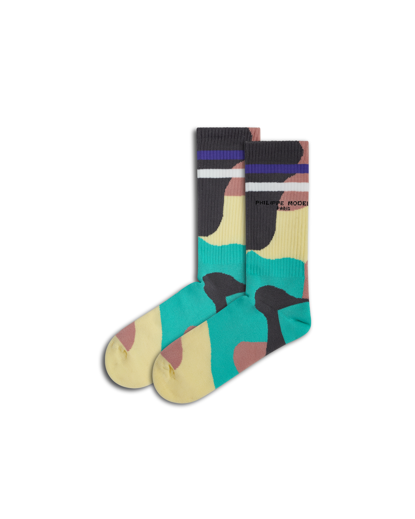 Socken in Baumwolle, Butter Rosa